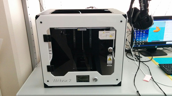 Our bq Witbox 2 setup in the lab.