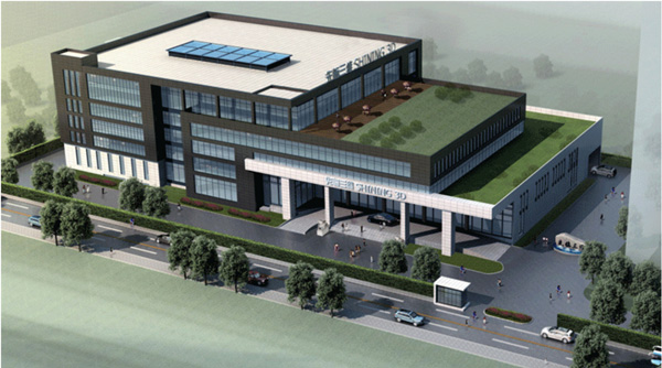The new SHINING 3D headquarters covers 25,000 square meters.