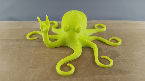 The famous Rocktopus by Lulzbot.