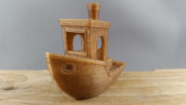 Benchy 3D printed on a Flashforge Creator Pro with 3D Fuel Hemp 1.75 mm