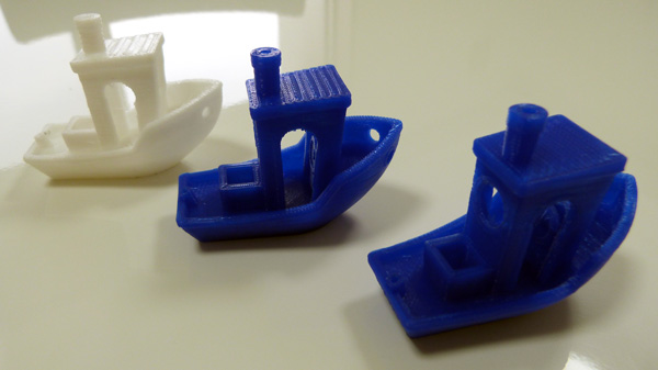 3D Benchy 3D printed on the Magicfirm MBot Grid 2 Plus.