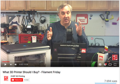 The best 3D printing YouTube channels CHEP is explaining how to fix our 3D printers.