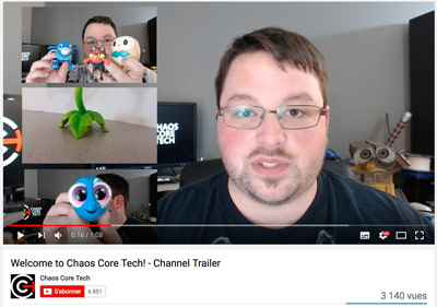 The best 3D printing youtube channels Chaos Core Tech is presenting us is last and really good designs. 