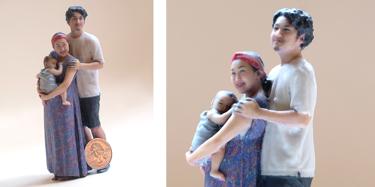 3D printed figurine from Twindom's Twinstant Mobile with basic retouching.