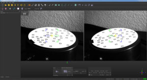 Calibrating the 3D scanner and software.