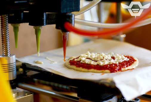 3D printed bizza by Beehex