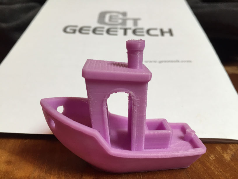 Test Geeetech E180 Benchy