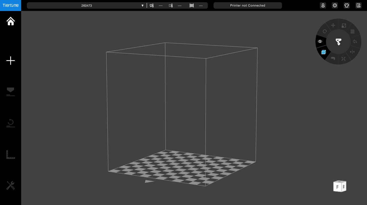 Tiertime's proprietary slicing software, UP Studio.