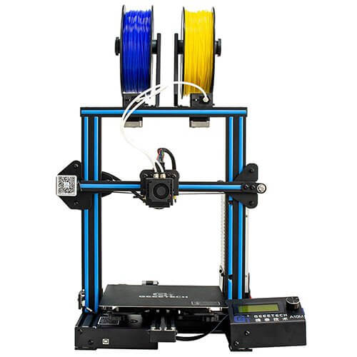 Geeetech A10M review - multicolor 3D printer (color-mixing dual