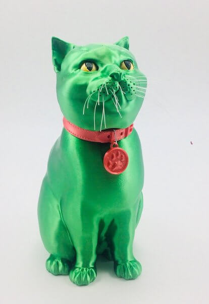 Louise Driggers Schrodinky cat green Polyalchemy filament