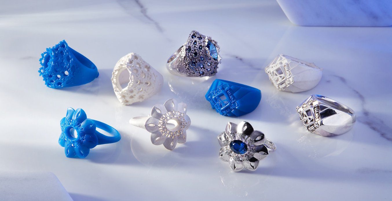 Jewelry 3D printing example