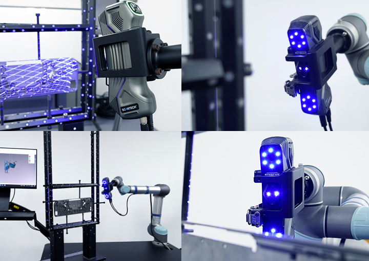 Scantech's automated measurement system mounted with the SIMSCAN